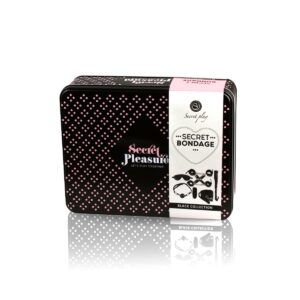 8 PIECES BONDAGE KIT -NEGRO