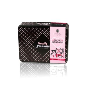 8 PIECES BONDAGE KIT -ROJO & NEGRO