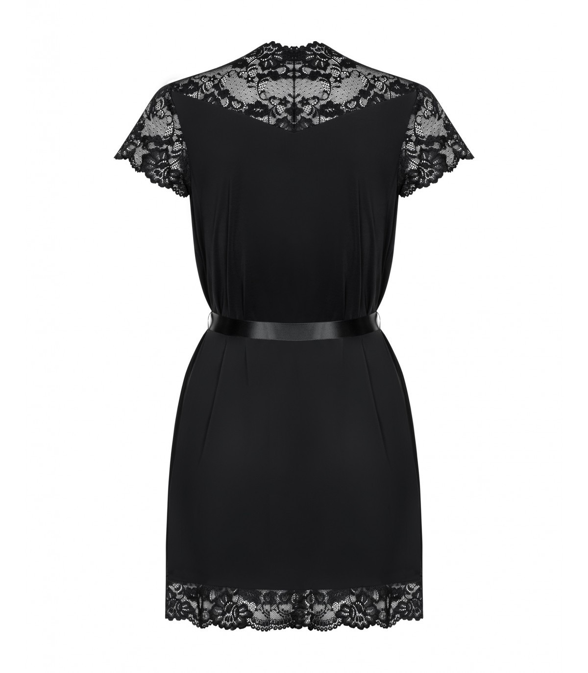 810-PEI-1 PEIGNOIR BLACK S/M - Imagen 4