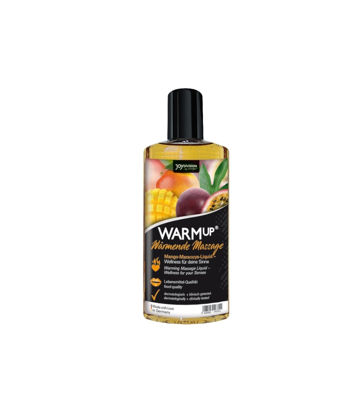 ACEITE DE MASAJE WARM UP MANGO+MARACUYA 150ML