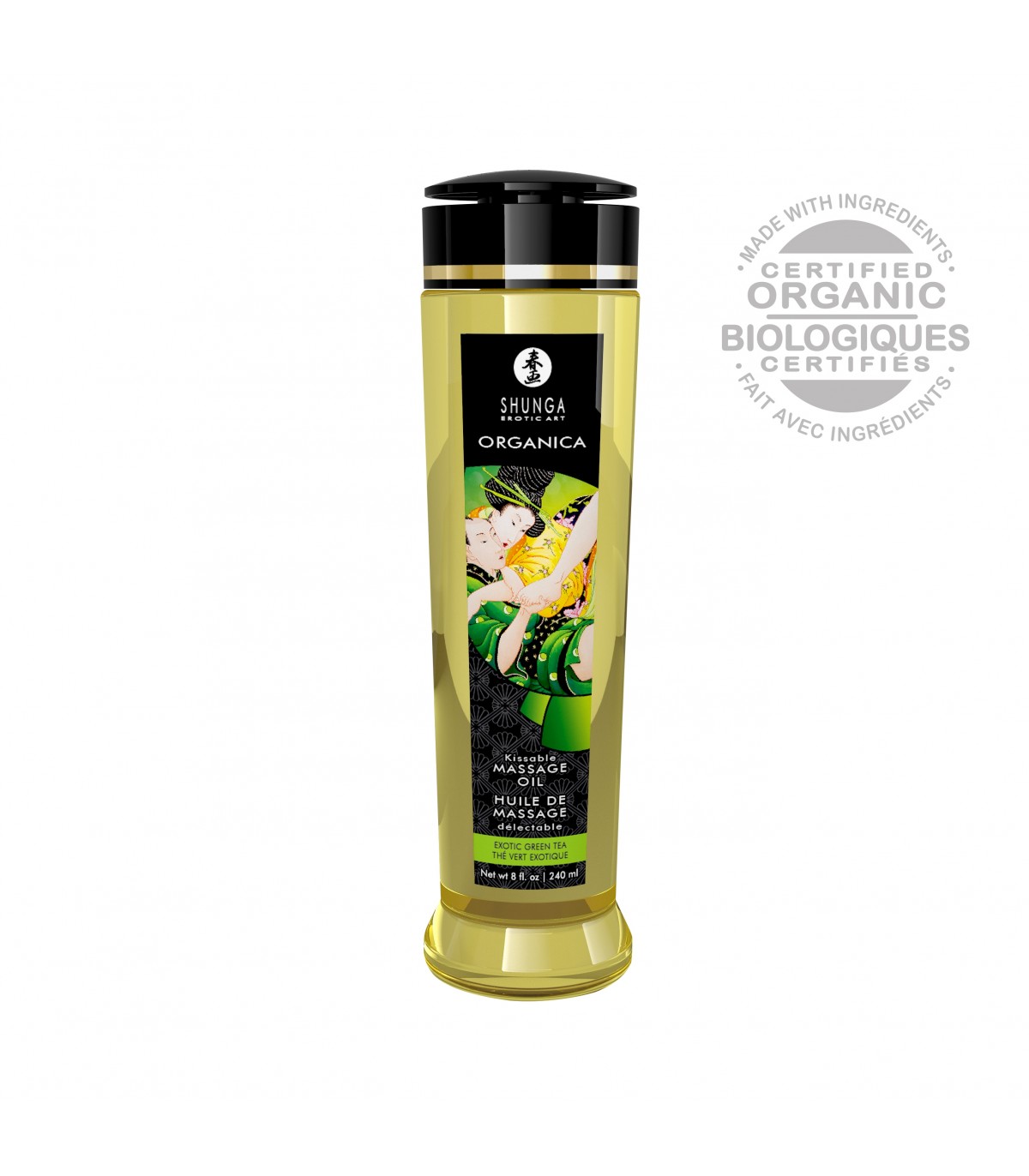 ACEITE MASAJE ORGÁNICO TÉ VERDE 240 ML - Imagen 2