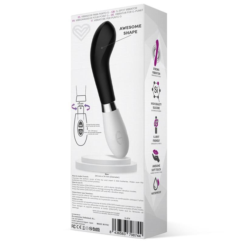 Benty Vibrador Silicona Negro - Imagen 3