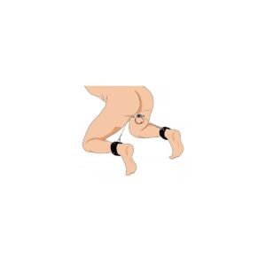 ESPOSAS TOBILLOS C/ ANILLO ESTRANGULADOR TESTÍCULOS