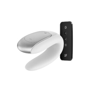 SATISFYER DOUBLE FUN C/ MANDO Y APP BLANCO