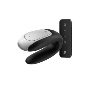 SATISFYER DOUBLE FUN C/ MANDO Y APP NEGRO