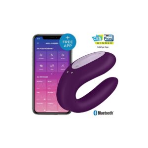 SATISFYER DOUBLE JOY APP VIOLETA