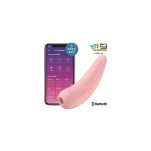SATISFYER SUCCIONADOR CURVY 2+ APP ROSA