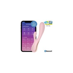 SATISFYER VIBRADOR MONO FLEX APP MALVA