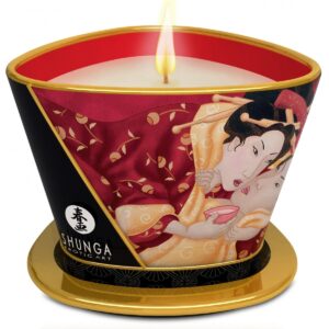 VELA DE MASAJE FRESA CHAMPAGNE 170ML